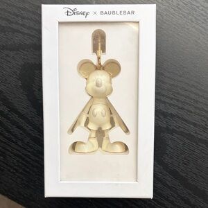 BaubleBar Gold Mickey Key Holder
